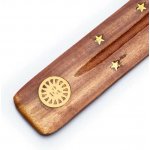 Yogi & Yogini Naturals Dřevěný podstavec na vonné tyčinky Slunce – Hledejceny.cz