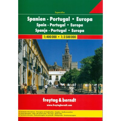 Španělsko Portugalsko Evropa 1:40 1:3,5M