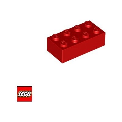 LEGO® 3001 Kostka 2x4 Červená – Zbozi.Blesk.cz