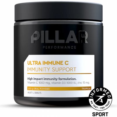 Pillar Performance Vitamíny a minerály Ultra Immune C Tropical 200 g – Hledejceny.cz