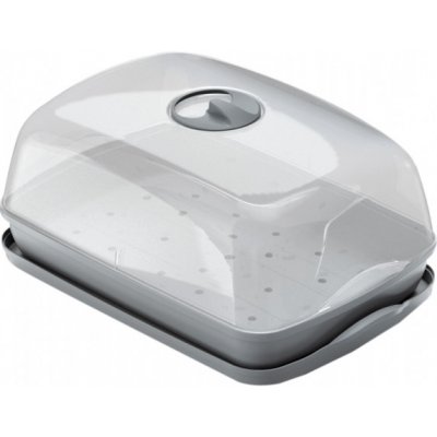 Nohel Garden Miniskleník RESPANA TABLE 3v1 s ventilací šedý 39x26x19cm – Sleviste.cz