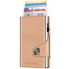 Pouzdro na doklady a karty TRU VIRTU Wallet Click & Slide leather Pebble Nude