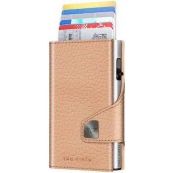 TRU VIRTU Wallet Click & Slide leather Pebble Nude