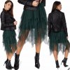 Dámská sukně Fashionweek dámská tylová sukně ROCK STAR TC027 zelená