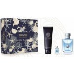 Versace Pour Homme Versace Pour Homme toaletní voda 100 ml + parfémovaný sprchový gel 150 ml + toaletní voda 5 ml – Zboží Dáma