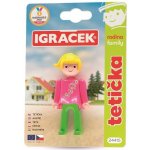 EFKO IGRÁČEK Tetička figurka 7,5cm rodina v krabičce – Zboží Dáma