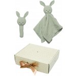 Jabadabado dárková sada s chrastítkem Bunny zelený – Zboží Mobilmania