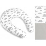 Bellatex Povlak na kojicí polštář na zip Mráček šedá bílá – Zboží Dáma