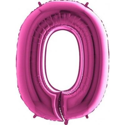 FLEXMETAL Balón foliový číslice růžová Pink 115 cm 0 – Zboží Dáma
