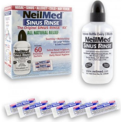 NeilMed Proplach nosu Sinus Rinse Izotonický láhev + 60 sáčků – Zboží Dáma