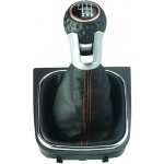 PROTEC Řadící páka s manžetou, VW Golf VI 2008 - 2013 6st červené prošití – Zboží Mobilmania