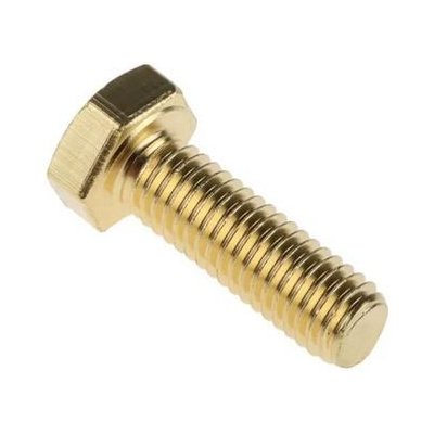 šroub M6*20mm šestihranná hlava, Ms DIN 933 – Sleviste.cz