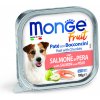 Paštika pro psy Monge Fruit Adult Dog losos a hrušky 100 g