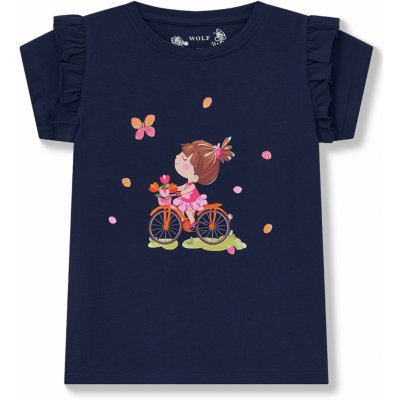 Dívčí tričko Wolf tmavě modrá – Hledejceny.cz