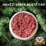 Krmimmasem.cz Hovězí srdce mleté 1 kg – Zbozi.Blesk.cz