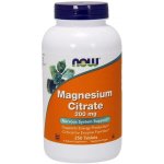 Now Foods Magnesium Citrate 200 mg 250 tablet – Hledejceny.cz
