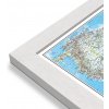 Nástěnné mapy National Geographic Jižní Amerika - nástěnná mapa Classic 60 x 77 cm Varianta: mapa v dřevěném rámu, Provedení: Pegi bílý