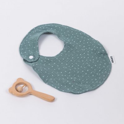 Tulimese Bryndák mušelínový puntíkatý mechový – Sleviste.cz