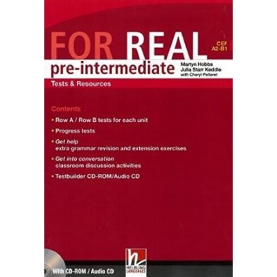 Hobbs M., Starr Keddle J., Pelteret Ch. - For Real Pre-intermediate Tests &amp; Resources + Testbuilder