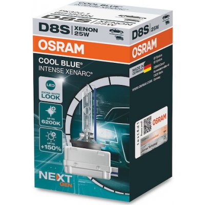 Osram xenonová výbojka D8S XENARC Cool Blue Intense NextGeneration 6200K | Zboží Auto