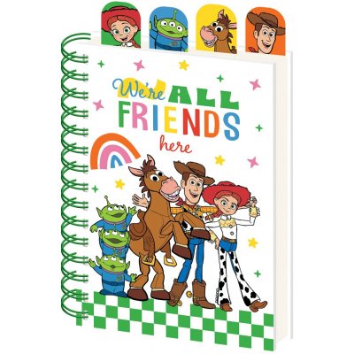 Toy Story kroužkový blok A5 se záložkami DPL10 – Hledejceny.cz
