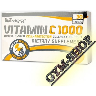 BioTech USA Vitamin C 1000 Acai Berry extract BI002 30 tablet