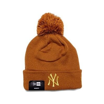 New Era MLB Womens Metallic Pom beanie New York Yankees Toasted Peanut Metallic Gold – Hledejceny.cz