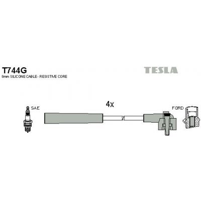 Sada kabelů pro zapalování TESLA T744G – Zboží Mobilmania