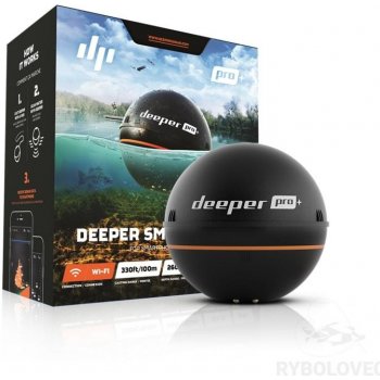 Deeper Pro+ Fishfinder nahazovací sonar WiFi s GPS