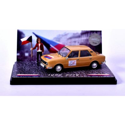 Abrex škoda 105L 1977 30.výročí 17.listopadu 1989 časopis s modelem 1:43 – Zboží Mobilmania