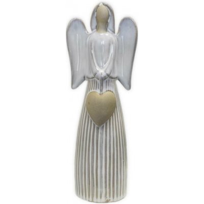 Anděl porcelán 18,6cm bílá – Hledejceny.cz