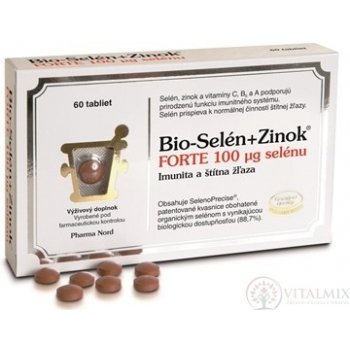 Pharma Nord Bioaktivní Selen + Zinek Forte 60 tablet