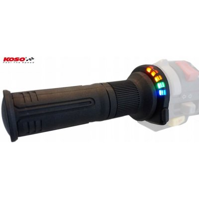 Vyhřívané rukojeti KOSO HG07 - 5 úrovní výhřevu 120mm s ovládácím kroužkem – Hledejceny.cz