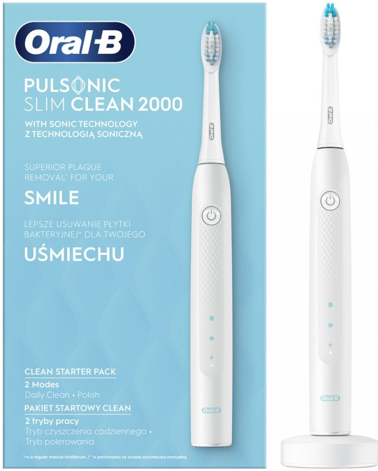 Oral-B Pulsonic Slim Clean 2000 White od 1 165 Kč - Heureka.cz
