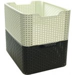 Curver Úložný box RATTAN Style M - hnědý – Zbozi.Blesk.cz