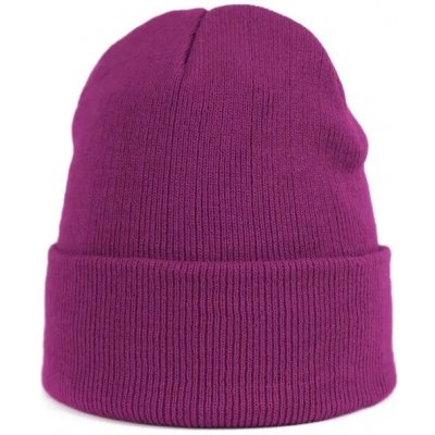 Beanie Must-have hipster Tmavě purpurová – Hledejceny.cz
