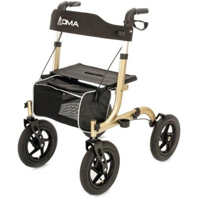 DMA Terénní čtyřkolové chodítko 101 OFFROAD—Barva champagne – Zboží Mobilmania