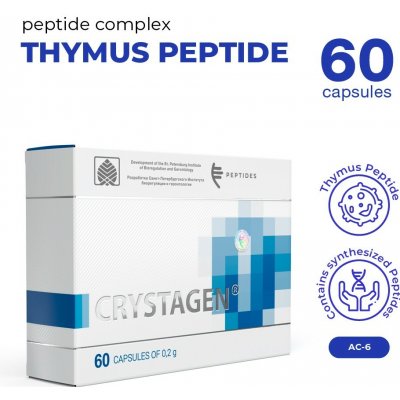 Garmonia Crystagen peptidový komplex 60 kapslí – Hledejceny.cz