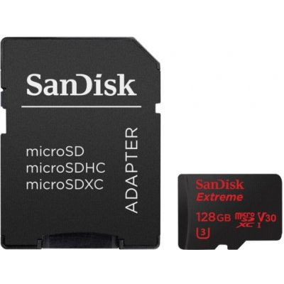 SanDisk microSDXC Extreme AC 128 GB SDSQXVF-128G-GN6AA – Zbozi.Blesk.cz