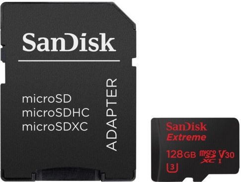 SanDisk microSDXC Extreme AC 128 GB SDSQXVF-128G-GN6AA