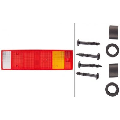 Čočka, zadní světlo HELLA 9EL 152 889-001 | Zboží Auto