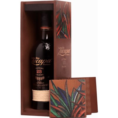 Zacapa Centenario 23 40% 0,7 l (dárkové balení podtácky pod sklenice) – Zboží Mobilmania