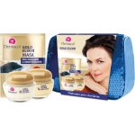 Dermacol Gold Elixir Omlazující kaviárový denní krém SPF10 50 ml + Omlazující kaviárový noční krém 50 ml + Omlazující maska s kaviárem 2 x 8 g dárková sada – Sleviste.cz