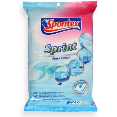 Spontex Fresh Ocean vlhčené ubrousky 40 ks – Hledejceny.cz