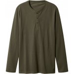 Esmara Men pánské triko s dlouhými rukávy olivová – Hledejceny.cz