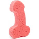 Mycí houba Penis Barva: Červená – Zboží Dáma