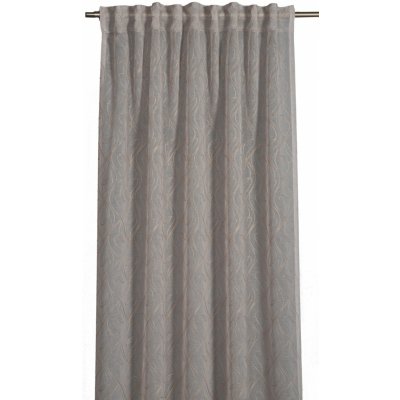 Sehlbach Závěs se skrytými poutky, ornamenty, taupe, 245 x 135 cm – Hledejceny.cz