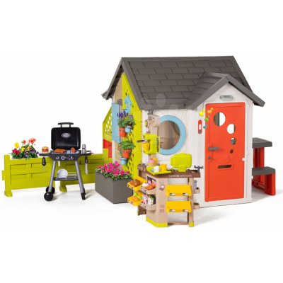 Smoby Domeček pro zahradníka Garden House výjimečně rozšiřitelný s Bio kavárnou a grilem na zahrádce od 24 m – Zboží Dáma