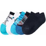 Lupilu Chlapecké nízké ponožky, 5 párů pruhy / modrá / bílá / námořnická modrá – Zboží Mobilmania