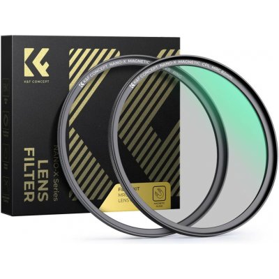 K&F Concept Magnetic CPL + Waterproof Scratch Resistant 77 mm – Zboží Živě